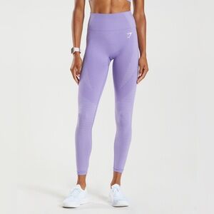 Gymshark vital seedless leggings 2.0 in digital violet marl size Large